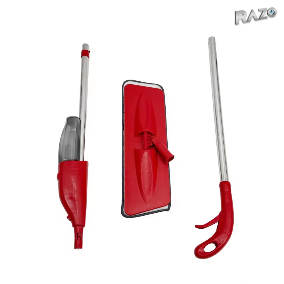 Mop cu spray din microfibră, tijă din oțel inoxidabil și cap detașabil de 40 cm - imagine produs 4