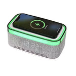 Boxă portabilă Bluetooth 5.3 cu iluminare LED RGB și încărcare wireless 15 W - imagine produs 2