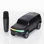 Boxă portabilă în formă de SUV, Bluetooth 5.3, RGB, 5–10 W, cu microfon, negru - imagine produs 3