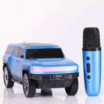 Boxă portabilă în formă de SUV, Bluetooth 5.3, RGB, 5–10 W, cu microfon, albastru - imagine produs 4