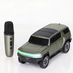 Boxă portabilă în formă de SUV, Bluetooth 5.3, RGB, 5–10 W, cu microfon, gri - imagine produs 5