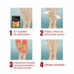 Plasturi pentru îngrijirea picioarelor cu bumbac și plante, pentru gambe - imagine produs 6