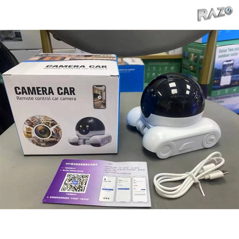 Robot inteligent de monitorizare pentru animale, cameră 1080P și control prin aplicație - imagine produs 1