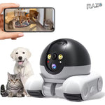 Robot inteligent de monitorizare pentru animale, cameră 1080P și control prin aplicație - imagine produs 2