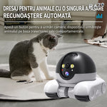 Robot inteligent de monitorizare pentru animale, cameră 1080P și control prin aplicație - imagine produs 5