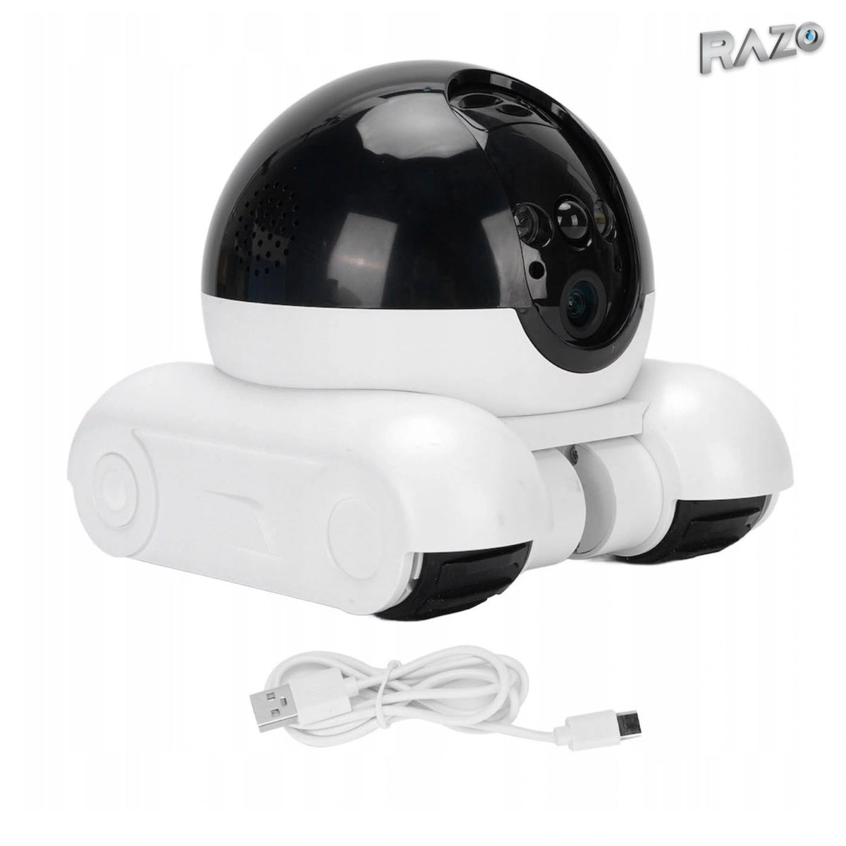 Robot inteligent de monitorizare pentru animale, cameră 1080P și control prin aplicație - imagine produs 13