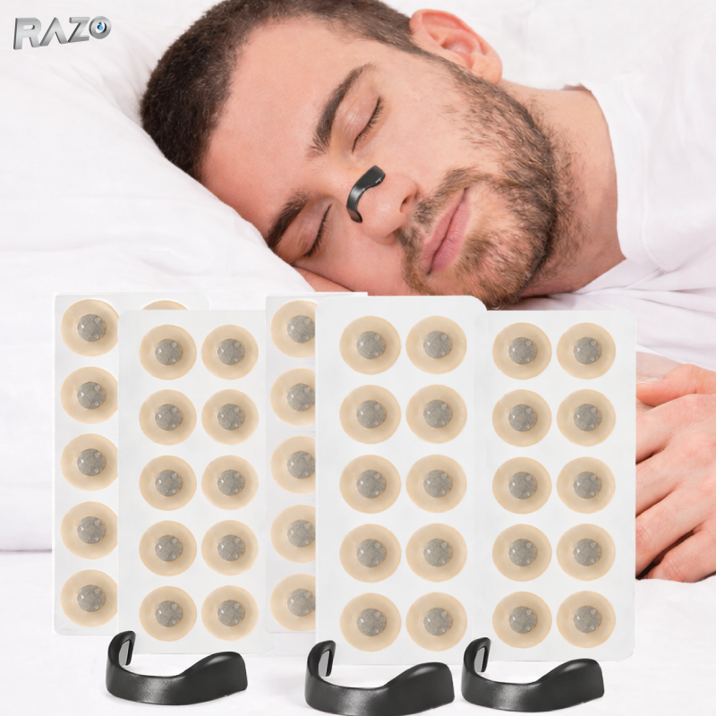 Set 3 pachete dilatator nazal anti-sforait RAZO, Respiratie imbunatatita, Reutilizabil, 45 bucati