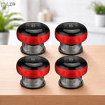 Set 4 aparate electrice de masaj anticelulitic RAZO tip ventuza, Incalzire 38–50°C, 2 nivele putere, Incarcare Type-C, Ecran tactil