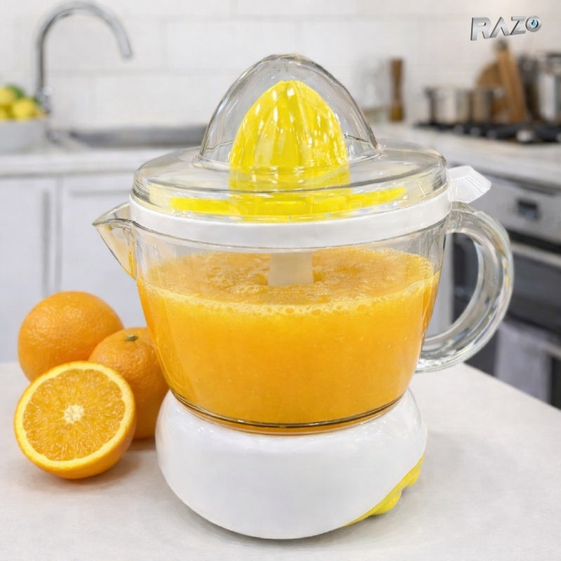 Storcator citrice RAZO 45W, capacitate 700 ml, pornire automata, sistem anti-alunecare, fara BPA, design compact