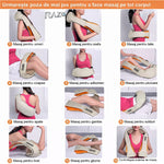 Aparat masaj electric RAZO, Incalzire, Rotatie 3D, pentru gat, umeri, spate, zona lombara, Functie schimbare directie, Alimentare 12V, Relaxare musculara