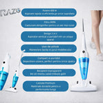 Aspirator vertical portabil 2 in 1 RAZO, 600W, Filtru HEPA lavabil, Recipient 1.2L fara sac, Cablu 4 m, Design ergonomic, Alb