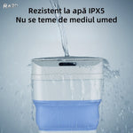 Cos de gunoi RAZO, Senzor de miscare, Deschidere automata fara atingere, Design pliabil, Capacitate ajustabila 8L–17.5L, Ideal pentru bucatarie, baie, birou