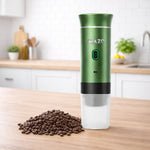 Espressor Portabil RAZO, 3 in 1, 20 Bari, Compatibil capsule Nespresso, Dolce Gusto, cafea macinata, Incalzire rapida 92°C, Baterie reincarcabila 7500 mAh, USB Type-C, Ideal pentru masina, camping, calatorii