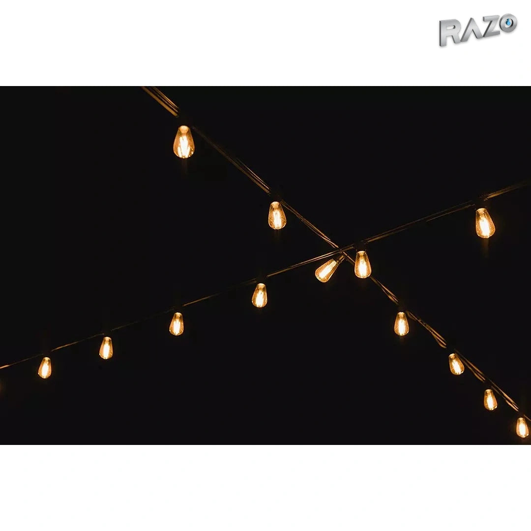 Ghirlandă solară NEO TOOLS 99-116, 6,5 m, cu 10 becuri LED filament și telecomandă - imagine produs 10