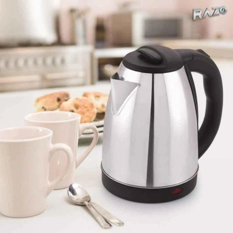 Fierbător electric Scarlett SC-20A, 2 L, 1500 W, inox - imagine produs 2