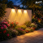 Lampă solară LED RGB de perete pentru exterior, 132 × 91 × 34 mm - imagine produs 1