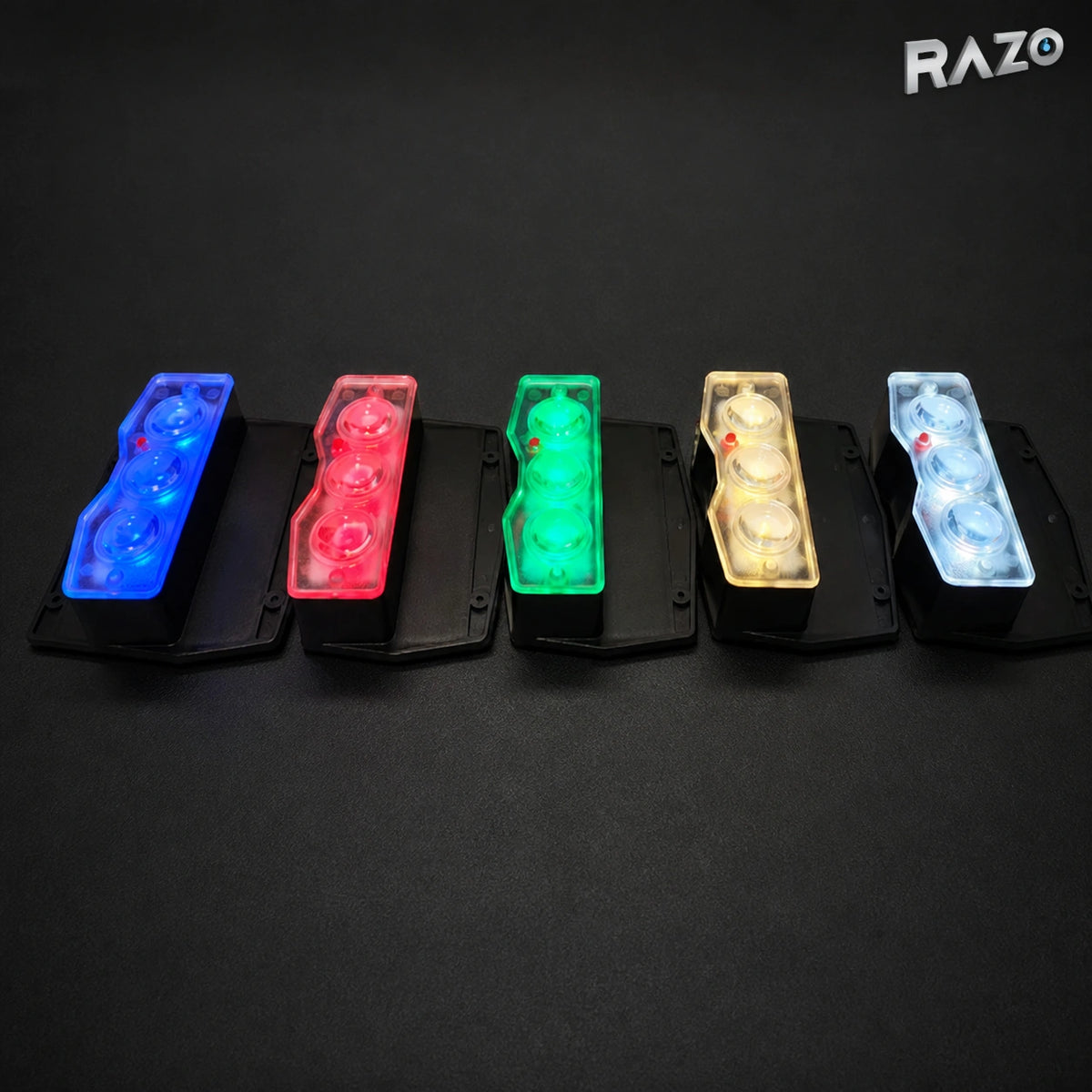 Lampă solară LED RGB de perete pentru exterior, 132 × 91 × 34 mm - imagine produs 6
