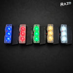 Lampă solară LED RGB de perete pentru exterior, 132 × 91 × 34 mm - imagine produs 7