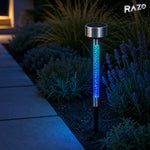 Set 11 lămpi solare LED multicolore pentru exterior, 35 cm - imagine produs 2