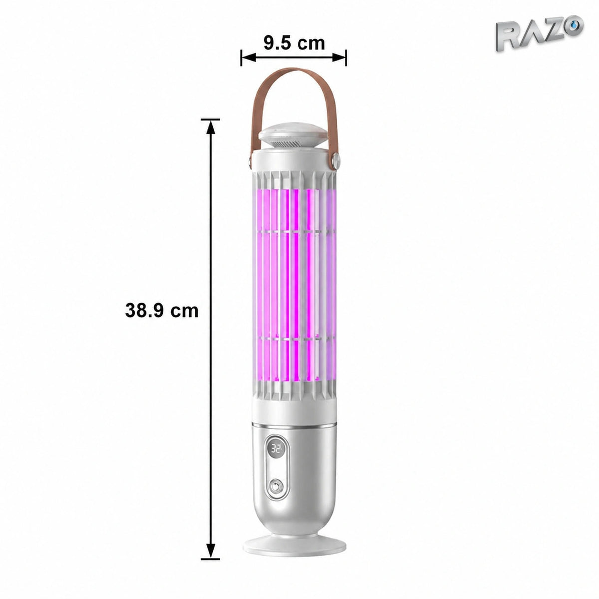 Lampă electrică anti-țânțari cu lumină UV și lumină de noapte - imagine produs 5
