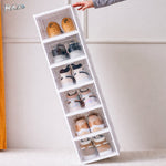 Organizator pantofi pliabil modular RAZO, Plastic rezistent, Design minimalist, Compartimente suprapozabile, Depozitare incaltaminte pentru hol, dormitor, dressing, Alb