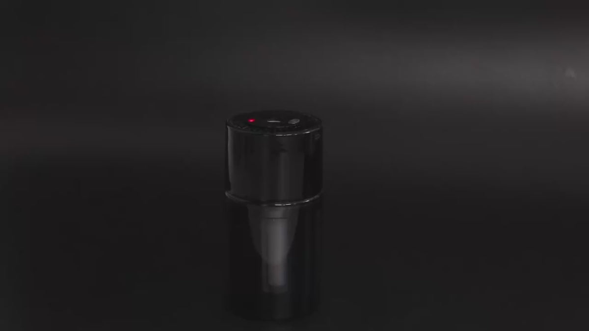 Difuzor inteligent de parfum cu senzor de vibrații și proiecție laser