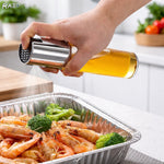 Pulverizator ulei RAZO, Otel inoxidabil, Sticla, Pulverizare fina, Dozare precisa, Fara BPA, Reutilizabil, Ideal pentru ulei de masline, Otet, Air Fryer, Salate, Design ergonomic