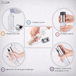 Pulverizator ulei RAZO, Otel inoxidabil, Sticla, Pulverizare fina, Dozare precisa, Fara BPA, Reutilizabil, Ideal pentru ulei de masline, Otet, Air Fryer, Salate, Design ergonomic