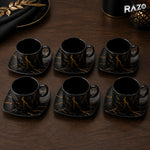 RAZZ razz-0727 set complet cu 6 cesti si 6 farfurioare - imagine 3