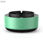 Scrumiera electrica RAZO, Aspiratie directa, Absorbtie automata a fumului, Neutralizare mirosuri, Design compact, Verde