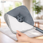 Set mop profesional RAZO 360°, Galeata dubla, Sistem centrifug inovator, Separare eficienta apa curata/murdara, 4 capete microfibra, Stoarcere automata fara efort, Design compact, Durabil