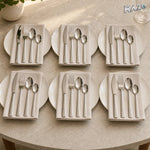 Set de tacâmuri din inox 18/10 periat, 24 de piese - imagine produs 2