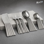 Set de tacâmuri din inox 18/10 periat, 24 de piese - imagine produs 3